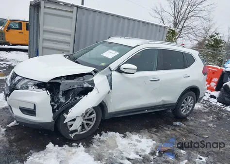 2018 Nissan Rogue Sv из США, поврежденный, VIN KNMAT2MV6JP569487
